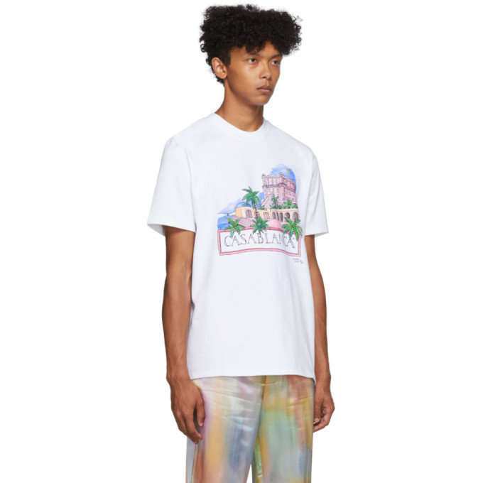 Casablanca White Maison T-Shirt Casablanca