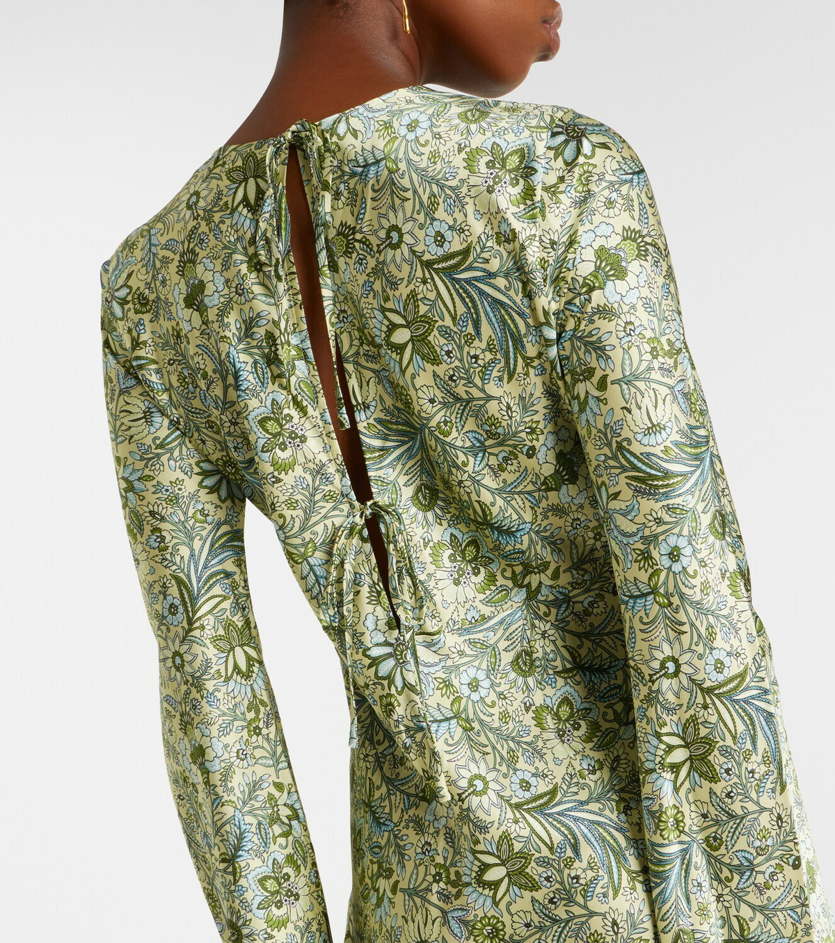 Veronica Beard Gemma printed silk-blend maxi dress