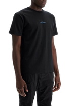 STONE ISLAND regular fit logo t-shirt Black