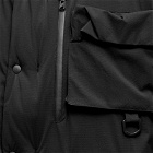 F/CE. Men's Pertex Padded Multi-Pocket Jacket in Black