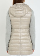 Herno Hooded Shell Gilet Grey