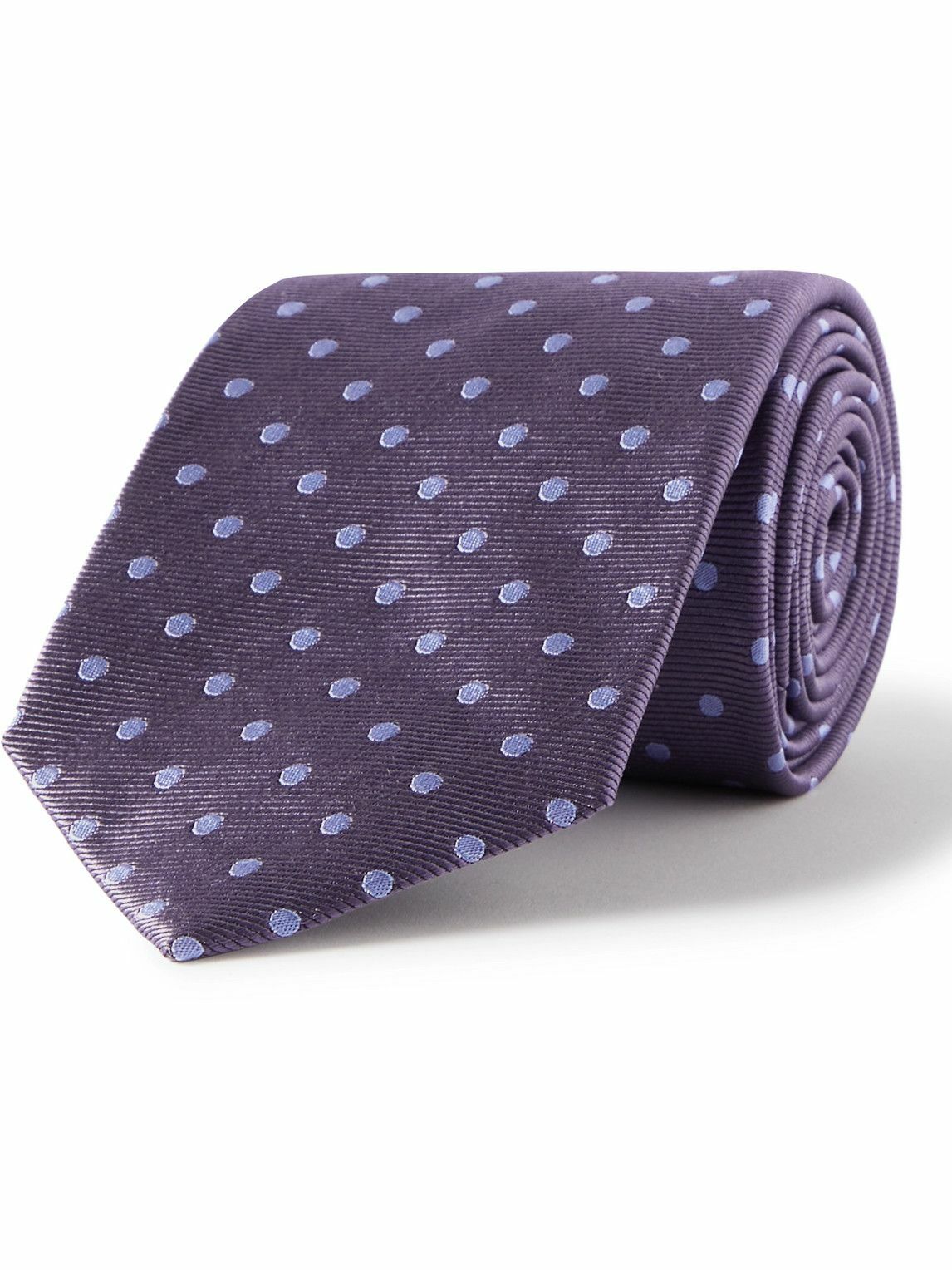 TOM FORD - 8cm Polka-Dot Silk-Jacquard Tie TOM FORD