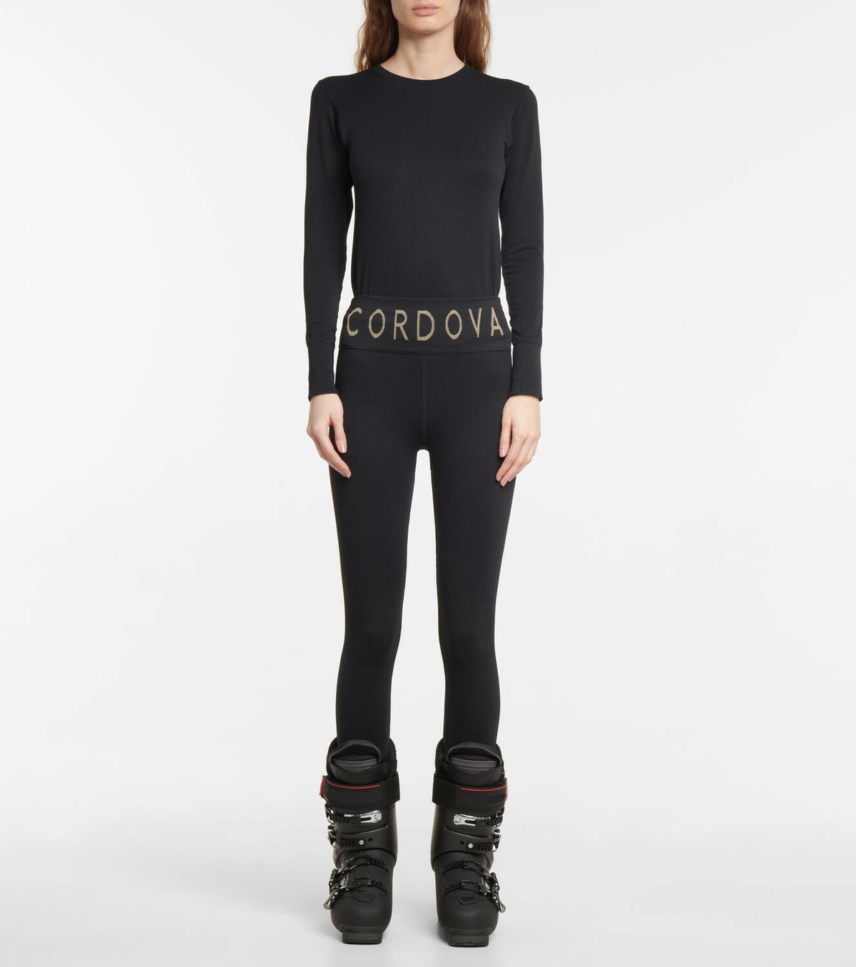 Cordova Base Layer ribbed-knit leggings