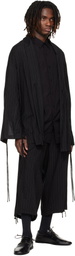 YOHJI YAMAMOTO Black Thin Stripe Jacket