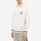 Drole de Monsieur Men's Drôle de Monsieur x Gergei Erdei Hotel Drole Hoodie in Off White/Green