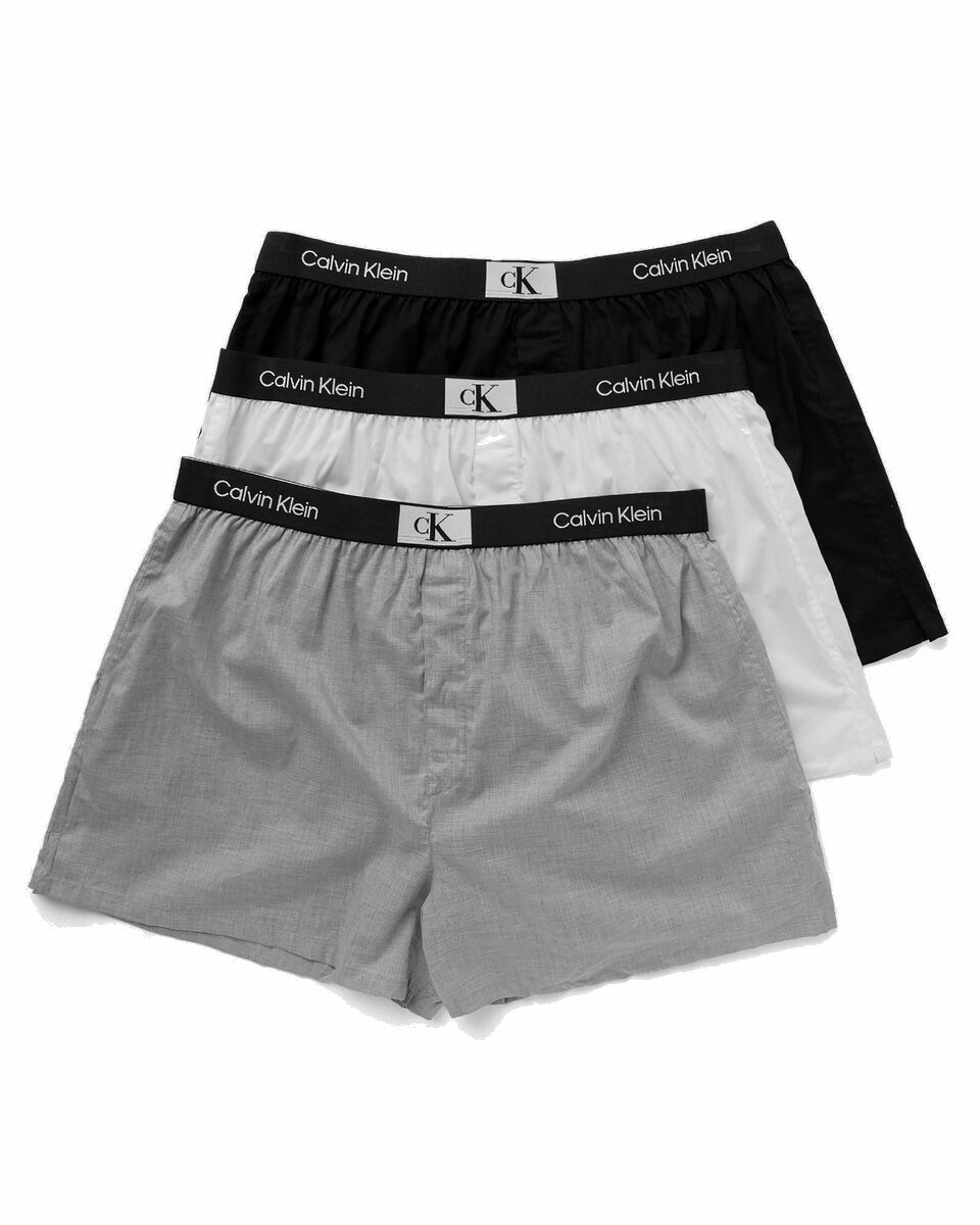Photo: Calvin Klein Underwear 1996 Boxer Slim 3 Pack Multi - Mens - Boxers & Briefs