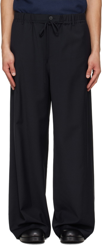 Photo: LE17SEPTEMBRE Navy Elasticized Wide Trousers