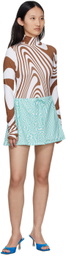 FENSI SSENSE Exclusive White & Brown Oraculo Bodysuit
