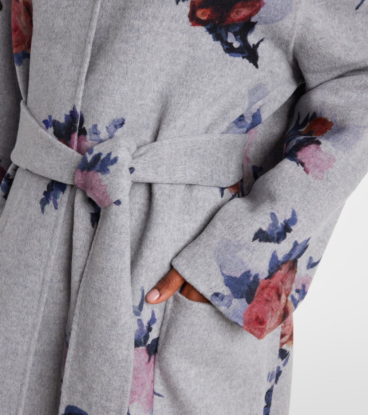 Erdem Floral wool coat