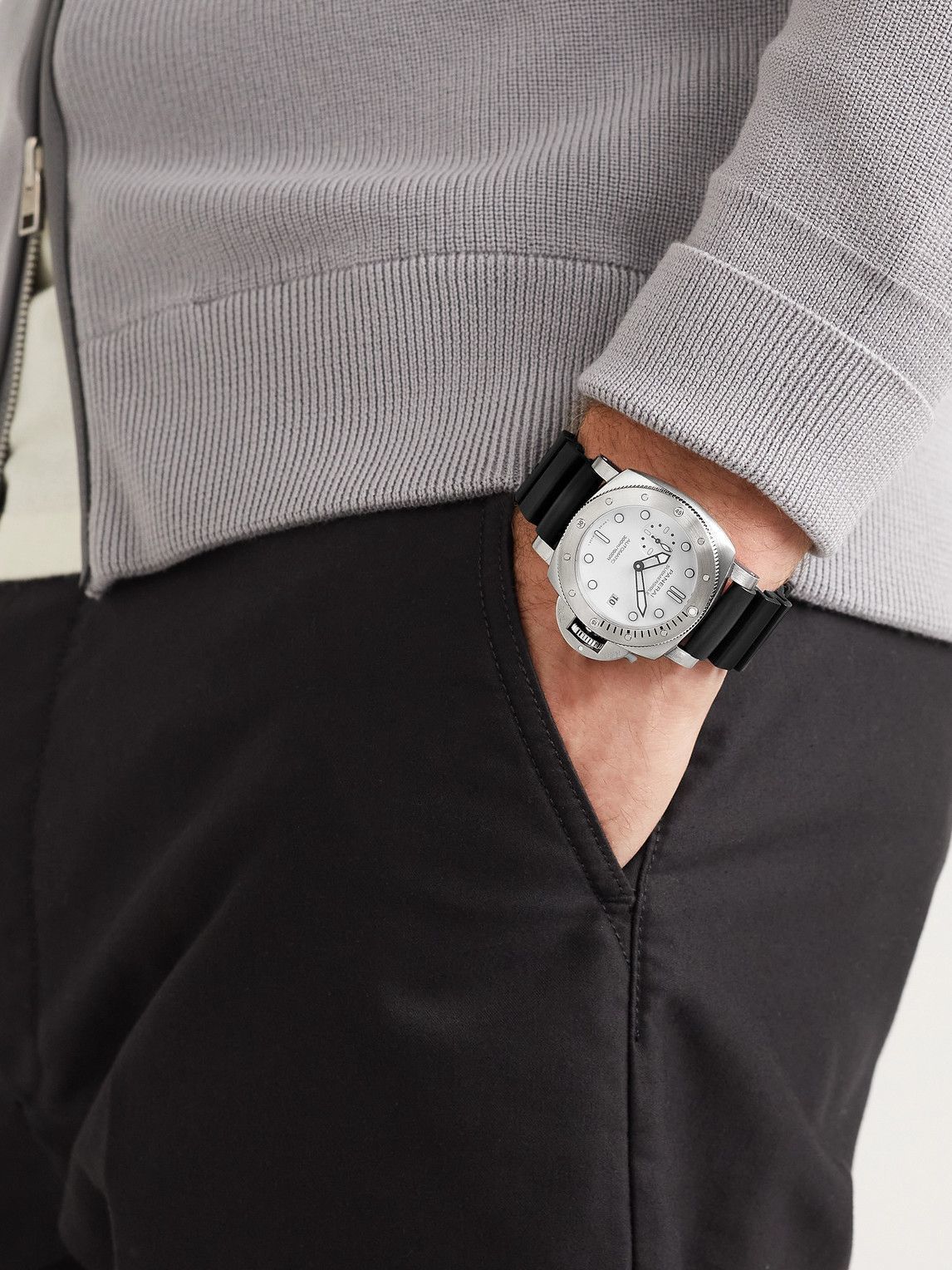 Wrist Panerai Acciaio 42mm Panerai Submersible Automatic 42mm