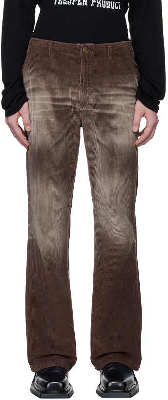 Photo: TheOpen Product SSENSE Exclusive Brown Trousers