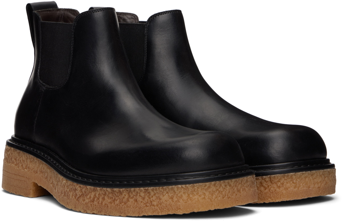 Bottega Veneta Black Haddock Chelsea Boots