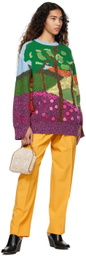 Stella McCartney Blue & Purple Tree Of Life Sweater