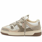 Represent Men's Bully Leather Sneakers in Washed Taupe/Cashmere