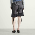 Ottolinger Women's Baggy Cargo Shorts in Black-Grey