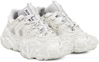 Acne Studios White Chunky Mesh Sneakers