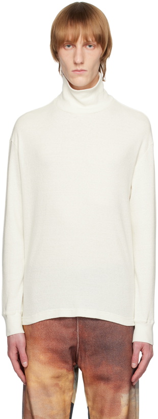 Photo: UNDERCOVER Off-White Cotton Turtleneck