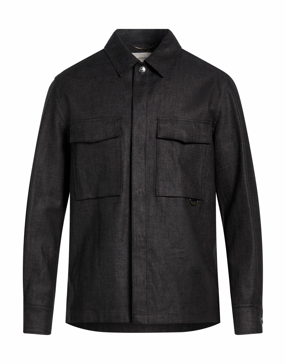 Agnona Mens Shirt Midnight in Blue