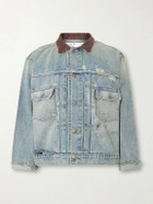 Paly Hollywood - Buffalo 66 Distressed Denim Jacket - Blue
