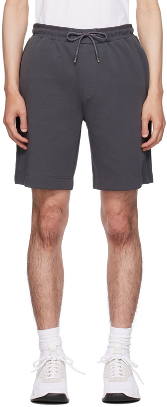 Photo: BOSS Gray Drawstring Shorts