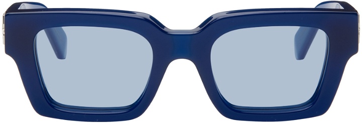 Photo: Off-White Blue Virgil Sunglasses