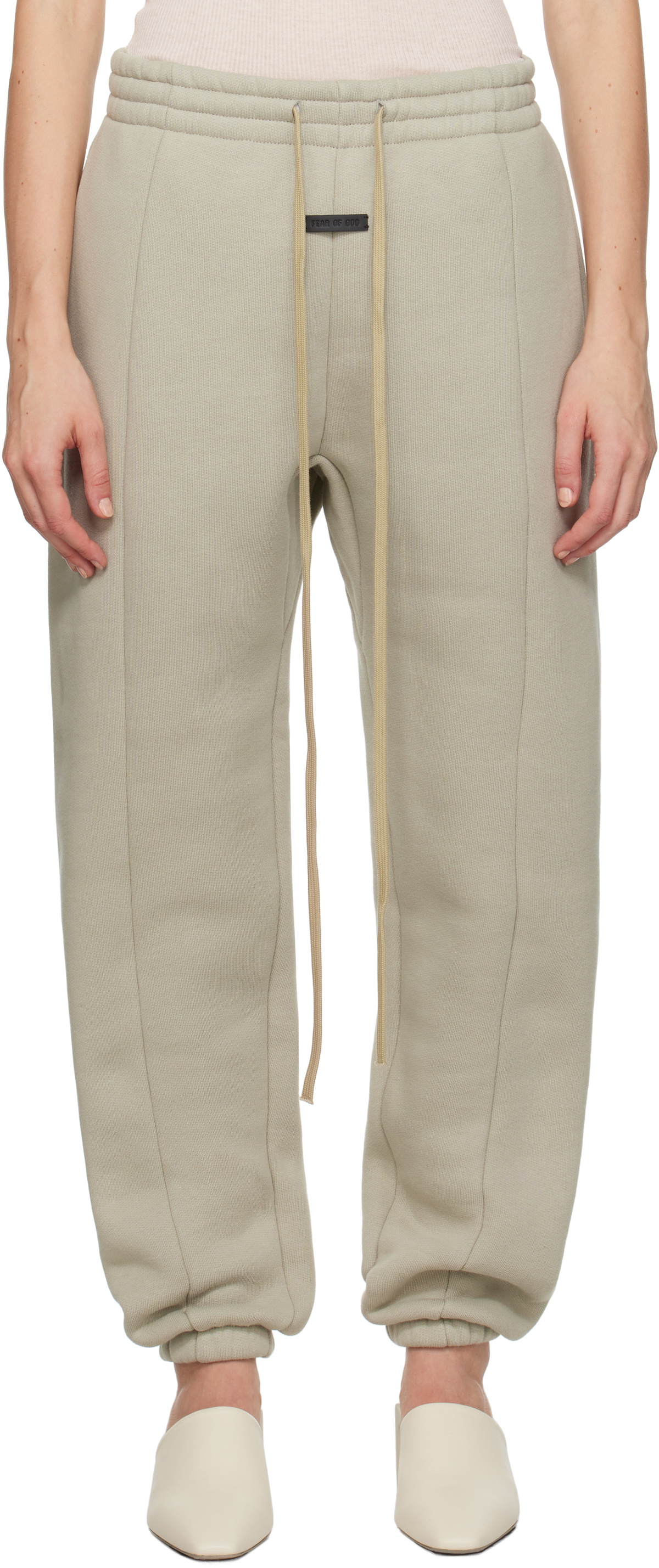 Fear of God Taupe Fleece Sweatpants
