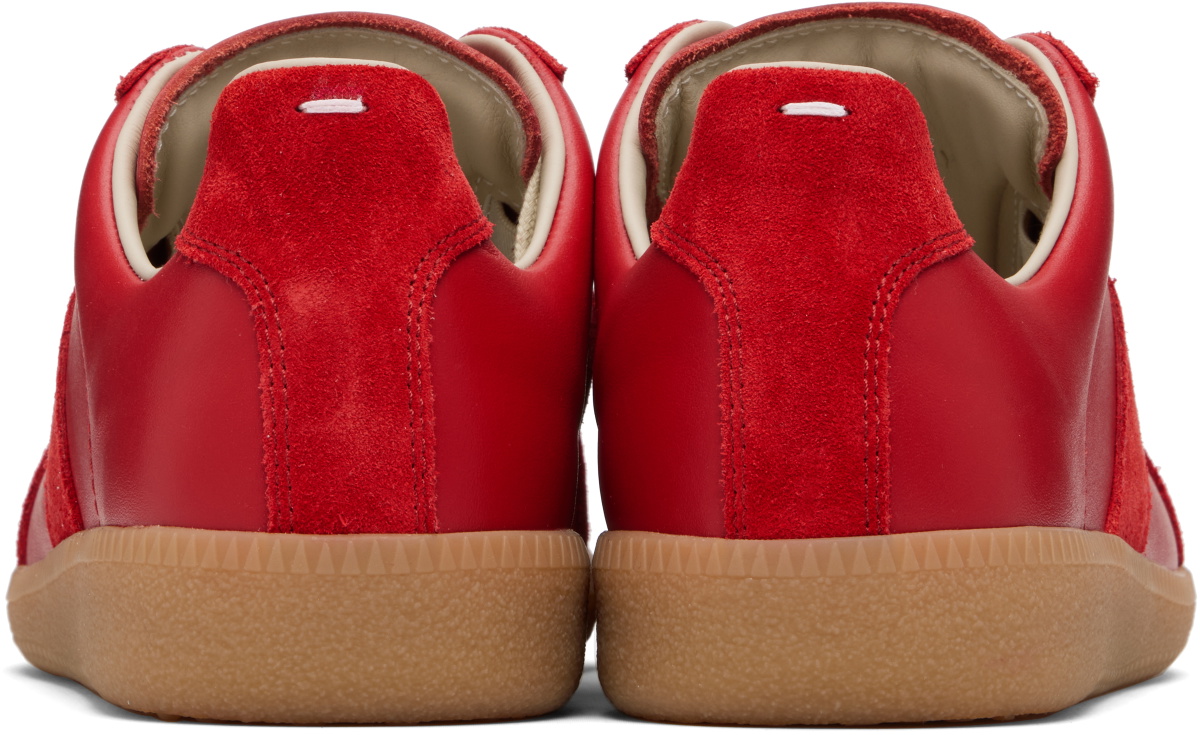 Maison Margiela Red Replica Sneakers Maison Margiela