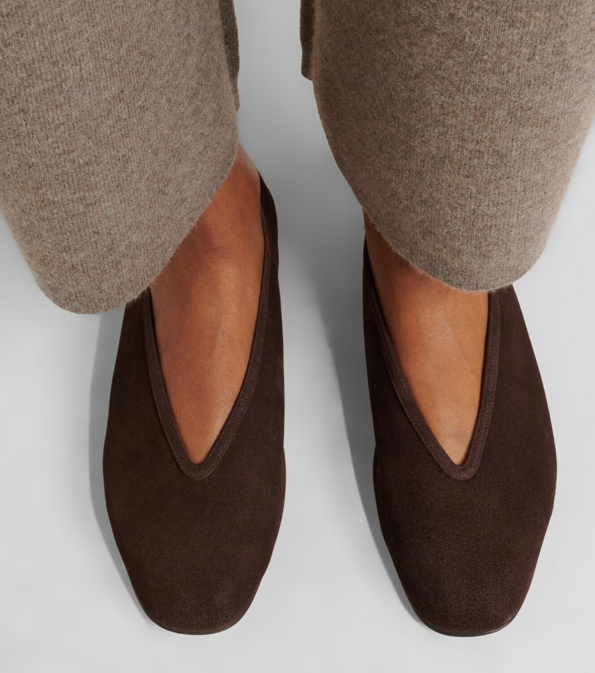 Le Monde Béryl Luna suede ballet flats