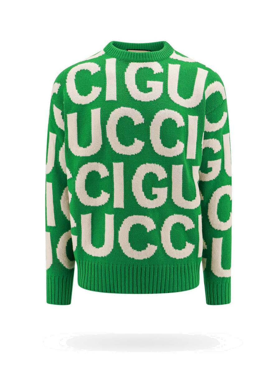 Gucci Sweater Green Mens Gucci