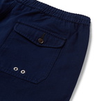 Universal Works - Cotton-Canvas Drawstring Shorts - Blue