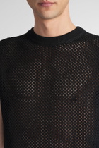 Laneus Vest In Black Viscose