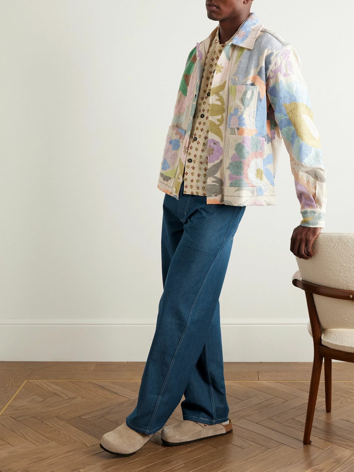 Story mfg. - Poetry Wide-Leg Organic Jeans - Blue