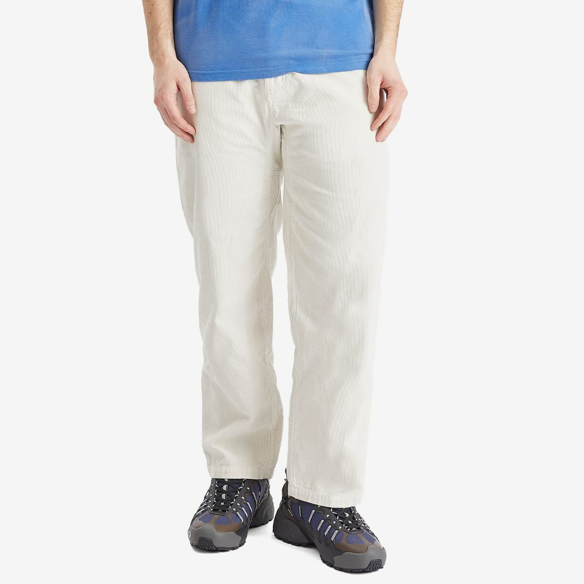 thisisneverthat Men's x Gramicci Washed Corduroy Trousers in Ecru
