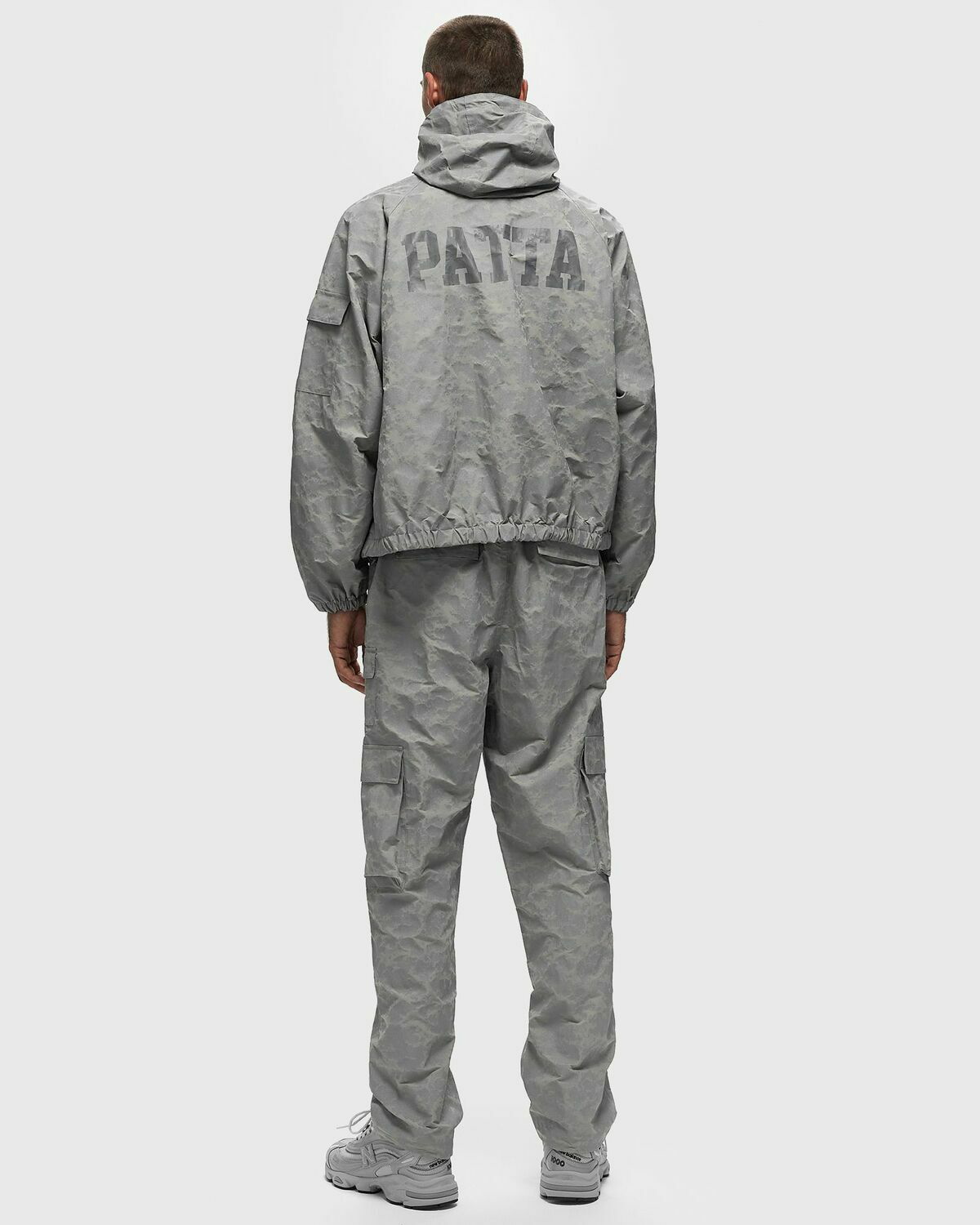 ジャケット・アウター PATTA Digi Camo Reflective Jacket pants Patta Patta Digi Camo Reflective Jacket Grey Windbreaker Patta