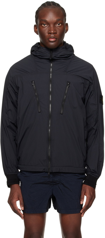 Photo: Stone Island Black Packable Jacket