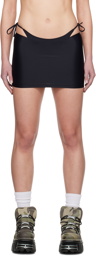 VTMNTS Black Layered Miniskirt