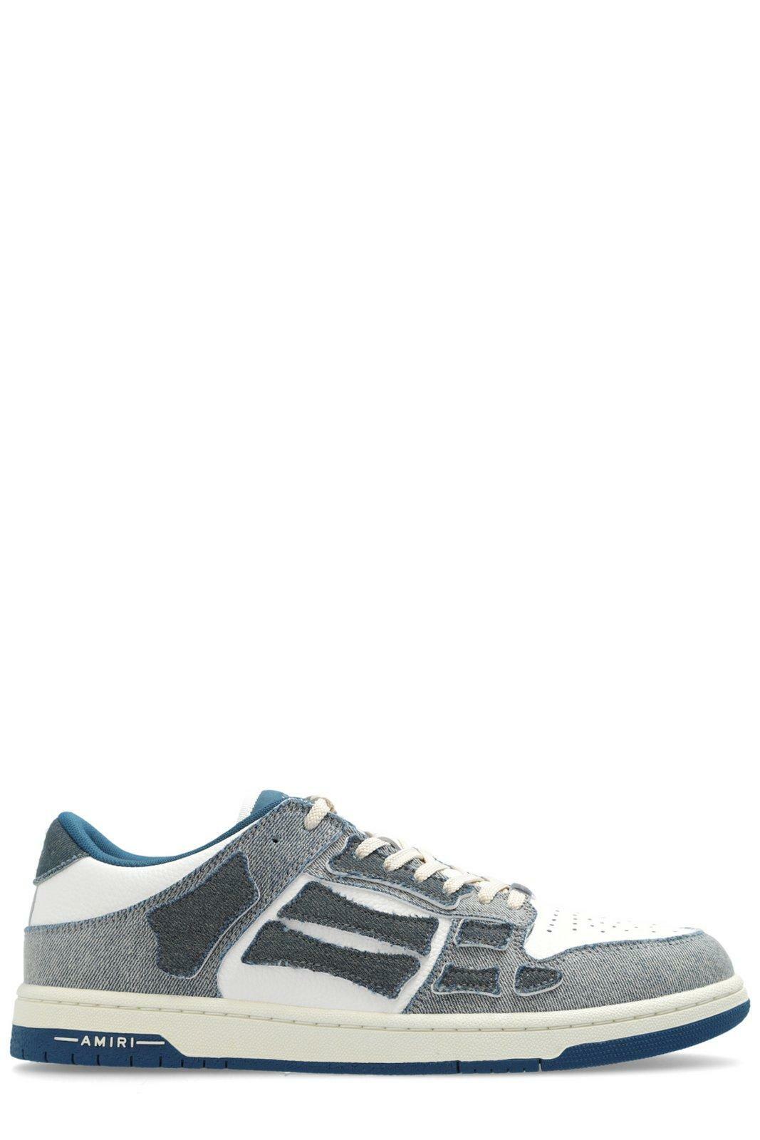 Amiri Snake Skel printed leather sneakers Amiri