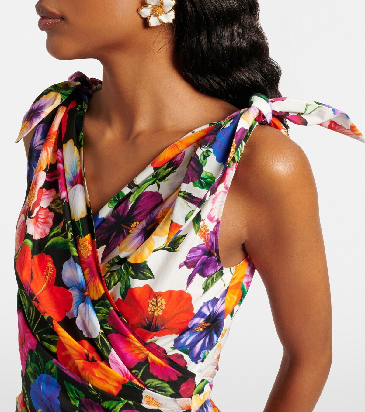 Dolce&Gabbana Floral cotton minidress