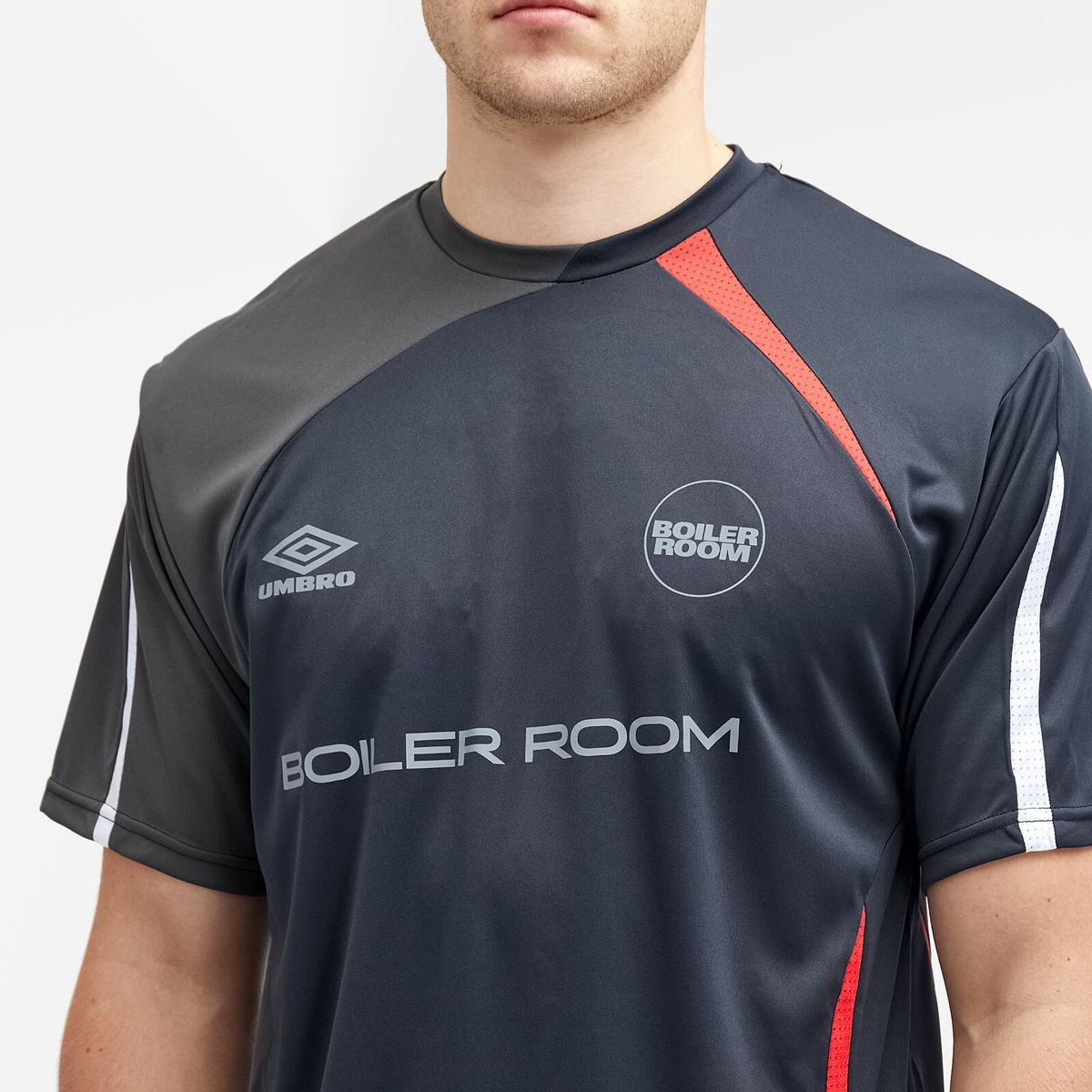 トップス Umbro Boiler Room Boiler Room Men's x Umbro Football Top in Black Boiler Room