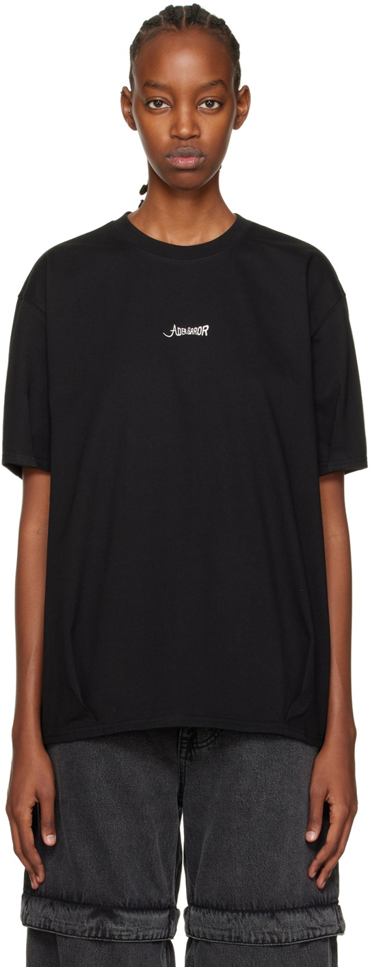 ADER error Black Vertif Oversized T-Shirt ADER error