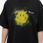 Maison MIHARA YASUHIRO Men's Smiley Face T-Shirt in Black