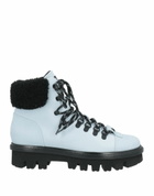 Giorgio Armani Womens Ankle boots in Sky blue
