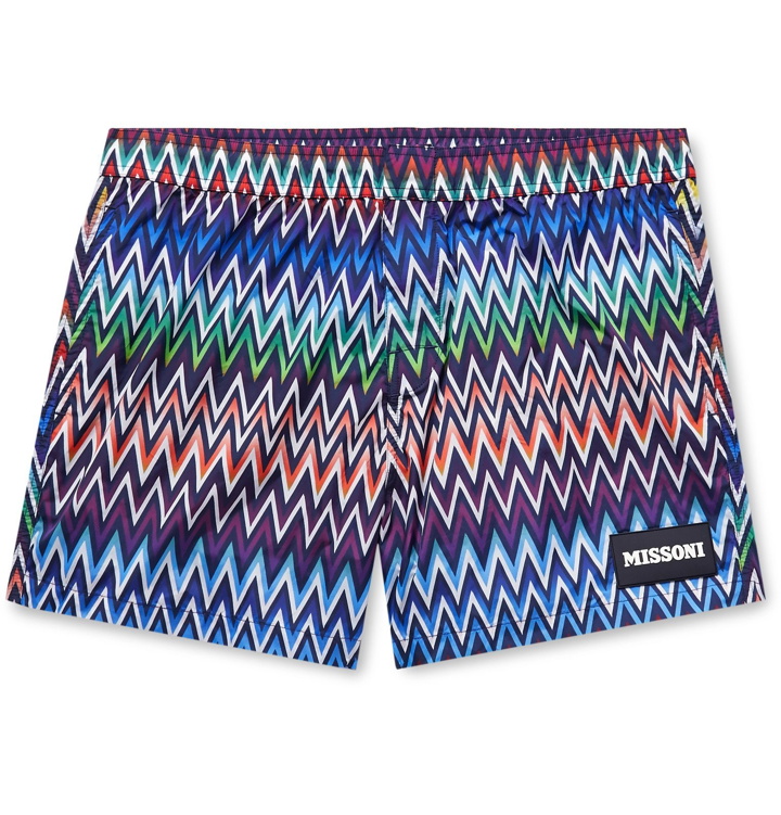 Photo: Missoni - Mid-Length Printed Swim Shorts - Multi