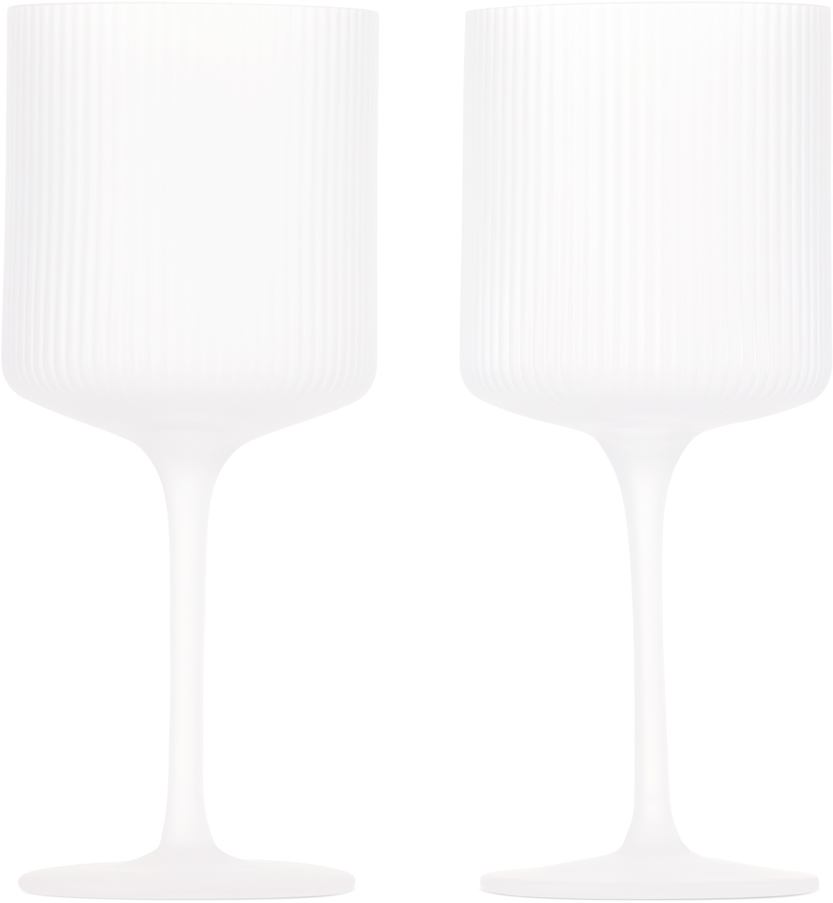 ferm LIVING Ripple Red Wine Glass Set