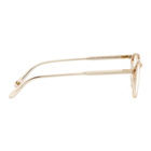 Garrett Leight Beige Clune Glasses