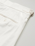 ZANELLA - Nico Stretch-Cotton Corduroy Trousers - Neutrals - UK/US 32
