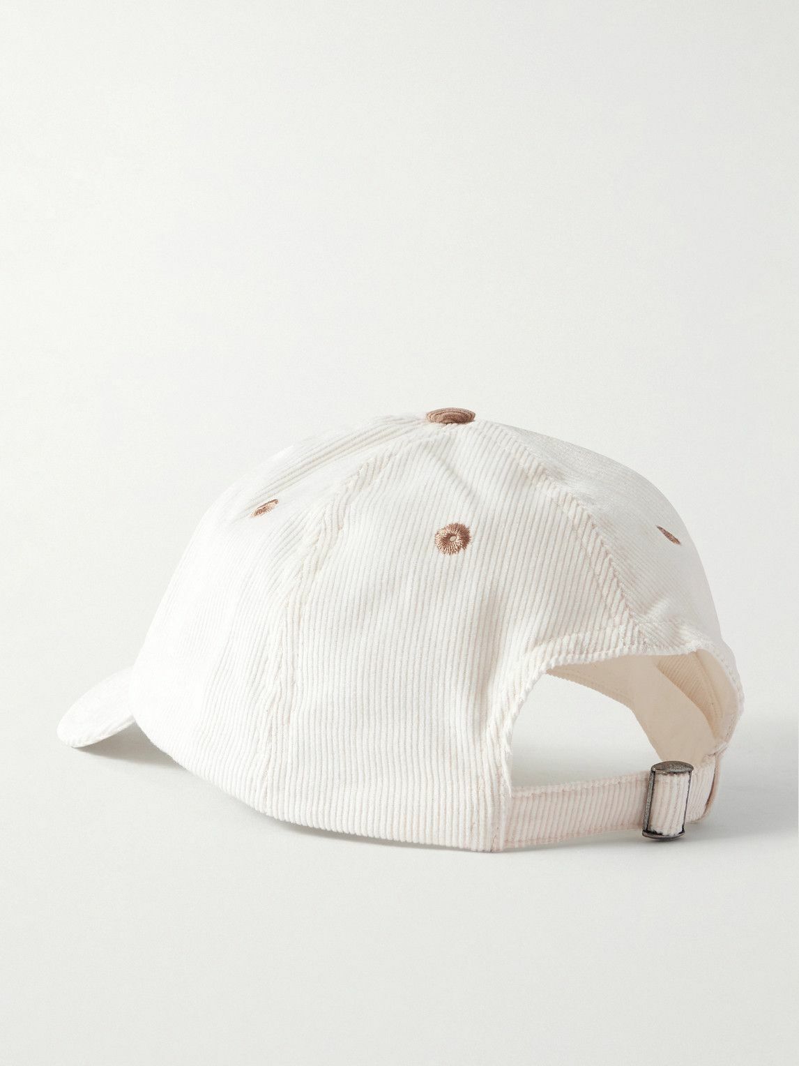 Drake's - Motel Appliquéd Cotton-Corduroy Baseball Cap