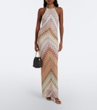 Missoni Greek Key Chevron pouch