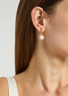 Alighieri Lustre of Moon Pearl 24kt Gold-plated Drop Earrings - One Size