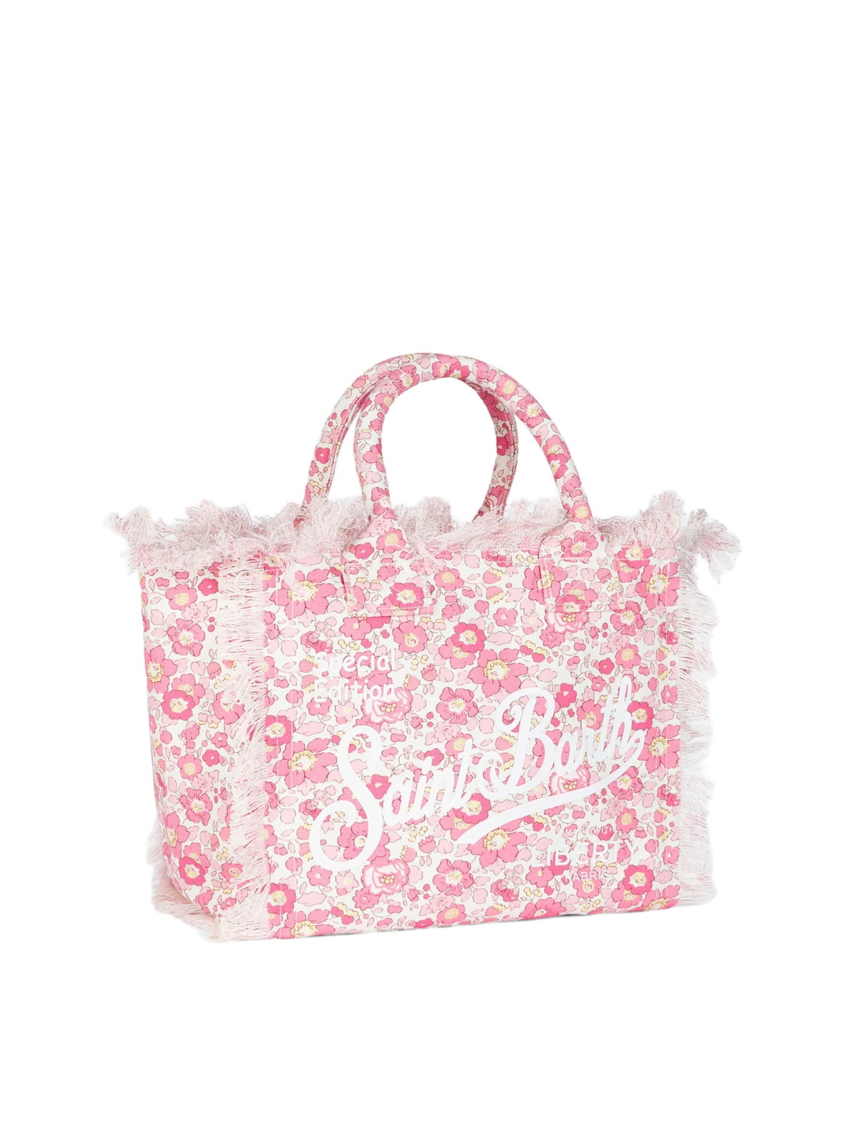 MC2 Saint Barth Betsy Cotton Canvas Colette Liberty Handbag |made With Liberty Fabric